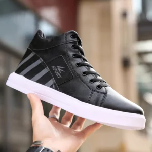 Big Size 39-48 Men's Casual Shoes High top Sneakers Fashion Designer Platform Flats Shoes Outdoor Tennis Training Shoes Men - Image 3