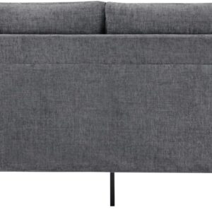 70” Loveseat Sofa, Grey Love Seat Couches for Living Room, 2 Seater Small Couch for Small Spaces, Bedroom, Office Sofas - Image 8