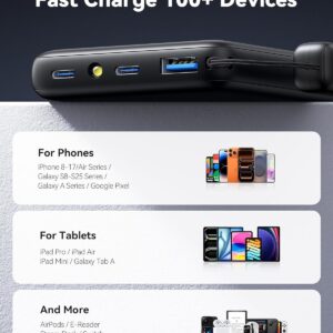 INIU 45W Fast Charging Portable Charger, 40% Smaller 10000mAh with Detachable Cable, Flight-Safe Travel Power Bank, USB C External Phone Battery Pack for iPhone 17 16 Pro iPad Samsung S26 Google etc - Image 6