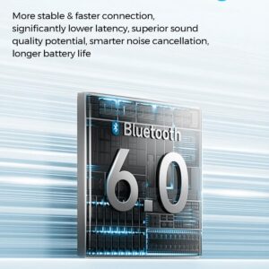 SOUNDPEATS C30 Hybrid ANC Earbuds with LDAC Hi-Res Audio, 52H Playtime -52dB Adaptive Noise Cancelling Wireless Earbuds, 6-Mic Clear Call, 12mm Driver, Bluetooth 6.0, Multi-Point, IP54 for Work/Travel - Image 5