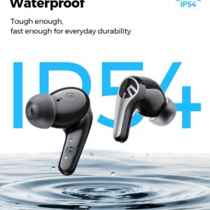 SOUNDPEATS C30 Hybrid ANC Earbuds with LDAC Hi-Res Audio, 52H Playtime -52dB Adaptive Noise Cancelling Wireless Earbuds, 6-Mic Clear Call, 12mm Driver, Bluetooth 6.0, Multi-Point, IP54 for Work/Travel - Image 7