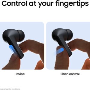 SAMSUNG Galaxy Buds 3 FE (2025) True Wireless Bluetooth Earbuds, Active Noise Cancellation, Powerful Sound, Clear Calls, Long Lasting Battery, Hands Free AI, Black [US Version, 2 Year Warranty] - Image 4