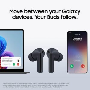 SAMSUNG Galaxy Buds 3 FE (2025) True Wireless Bluetooth Earbuds, Active Noise Cancellation, Powerful Sound, Clear Calls, Long Lasting Battery, Hands Free AI, Black [US Version, 2 Year Warranty] - Image 5