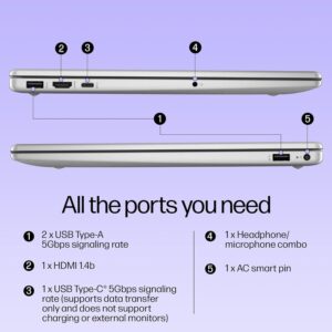 HP Pavilion 15.6 Laptop Computer for Daily Work & Student Home Study, Lifetime Office 365, Intel N100, 8GB RAM, 256GB SSD, Fast Charging, Long Battery Life, Windows 11 Home - Image 5