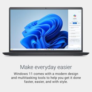 Dell 15 Laptop DC15250-15.6-inch FHD 120Hz Display, Intel Core 3 Processor 100U, 8GB DDR4 RAM, 512GB SSD, Intel UHD Graphics, Windows 11 Home, Onsite Service - Carbon Black - Image 7
