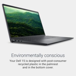 Dell 15 Laptop DC15250-15.6-inch FHD 120Hz Display, Intel Core 3 Processor 100U, 8GB DDR4 RAM, 512GB SSD, Intel UHD Graphics, Windows 11 Home, Onsite Service - Carbon Black - Image 8