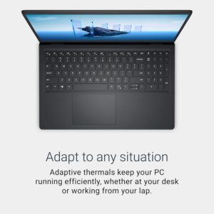 Dell 15 Laptop DC15250-15.6-inch FHD 120Hz Display, Intel Core 3 Processor 100U, 8GB DDR4 RAM, 512GB SSD, Intel UHD Graphics, Windows 11 Home, Onsite Service - Carbon Black - Image 9