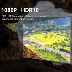 FPD 43 Inch Smart TV Flat Screen Frame LED Television Full HD 1080p Google Cast Built in, Streaming Live Ultra Thin HDR10 Android TV, Bluetooth, Vesa, Hdmi, WiFi (Palette-Series 2026) - Image 2