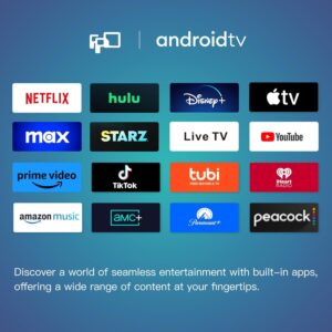 FPD 43 Inch Smart TV Flat Screen Frame LED Television Full HD 1080p Google Cast Built in, Streaming Live Ultra Thin HDR10 Android TV, Bluetooth, Vesa, Hdmi, WiFi (Palette-Series 2026) - Image 6