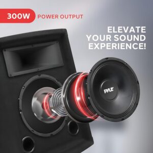 PYLE-PRO 500Watt Outdoor Sound System Vehicle Stereo Speakers w/ 10" Woofer, 1.5" Kapton VC, Dual Tweeters, 4"x10" Super Horn Midrange, Crossover Network-PylePro PADH1079 - Image 2