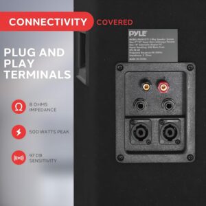 PYLE-PRO 500Watt Outdoor Sound System Vehicle Stereo Speakers w/ 10" Woofer, 1.5" Kapton VC, Dual Tweeters, 4"x10" Super Horn Midrange, Crossover Network-PylePro PADH1079 - Image 5