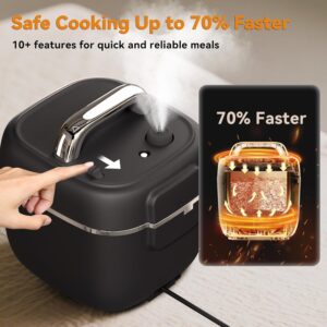 Fullwill Electric Pressure Cooker Lite, Slow Cooker, Rice, Sauté, Warmer, Olla de Presion Nonstick Pot 3 Quarts - Image 4