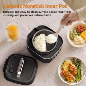 Fullwill Electric Pressure Cooker Lite, Slow Cooker, Rice, Sauté, Warmer, Olla de Presion Nonstick Pot 3 Quarts - Image 5
