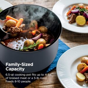 Ninja HyperHeat 9-in-1 Electric Pressure Cooker | 6.5 Qt Multi Cooker with Sear/Sauté, Slow Cooker, Rice Cooker, Sous Vide | 1200W | Fast Cooking, PFAS-Free Pot | Stone Purple | PC201SP - Image 6