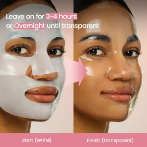 BIODANCE Bio-Collagen Real Deep Mask, Hydrating Overnight Hydrogel Face Mask, Pore Minimizing, Elasticity, Plumping, Travel Essentials & Self Care Gifts for Women, Korean Skin Care | 1.19oz(34g) x 4ea - Image 4