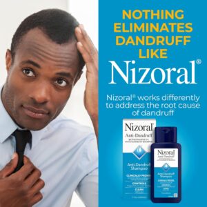 Nizoral Anti-Dandruff Shampoo with 1% Ketoconazole, Fresh Scent, 7 Fl Oz - Image 4