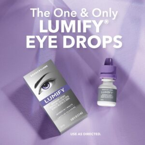 LUMIFY Eye Drops for Red Eyes, Redness Reliever for Brighter Looking Eyes, Works in 1 Minute & Lasts Up to 8 Hours, Eye Drops, 0.08 Fl Oz (2.5 mL) - Image 5