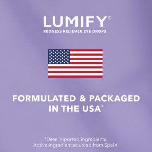 LUMIFY Eye Drops for Red Eyes, Redness Reliever for Brighter Looking Eyes, Works in 1 Minute & Lasts Up to 8 Hours, Eye Drops, 0.08 Fl Oz (2.5 mL) - Image 7