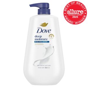 Dove Body Wash Deep Moisture for 24hr Lotion-Soft Skin Moisture Moisturizing Skin Cleanser with No Sulfates No Parabens 30.6 oz - Image 12