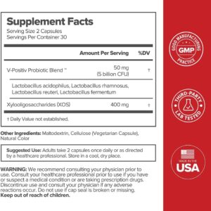 O Positiv URO Vaginal Probiotics for Women pH Balance with Prebiotics & Lactobacillus – Vaginal Health Supplement – Promote Healthy Vaginal Odor & Flora, 60 Count (Pack of 1), 1 Month Supply - Image 5