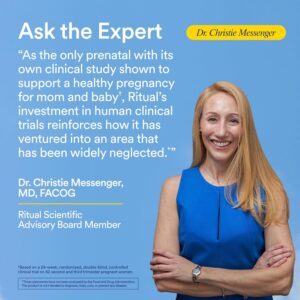 Ritual Prenatal Multivitamin For Women - Key Essential Vitamins and Minerals To Support Mom and Baby During Pregnancy* - Folate, Choline, Omega-3 DHA, Iron - Vegan - Citrus - 60 Capsules - 30 Servings - Image 6