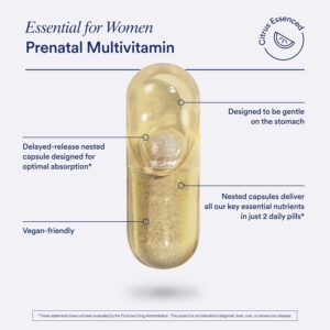 Ritual Prenatal Multivitamin For Women - Key Essential Vitamins and Minerals To Support Mom and Baby During Pregnancy* - Folate, Choline, Omega-3 DHA, Iron - Vegan - Citrus - 60 Capsules - 30 Servings - Image 8