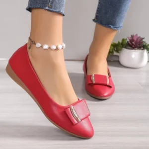 2026 Women Trend Flat New Casual Lightweight Office Dress Shoes Women Baotou Slip on Comfortable Elegant Loafers Shoes for Women - Image 2