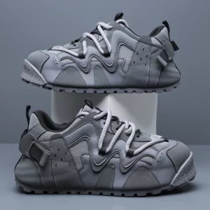 Men's Casual Sports Shoes Outdoor Lightweight Sports Shoe Mesh Breathable Hiking Shoe Outdoor Camping Shoe Walking Sports Sho - Image 3