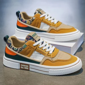 2026 Spring New Men's Casual Low-Top Trendy Canvas Shoes Versatile Breathable Skate Shoes for Daily Wear Suitable for Outdoor Activities - Image 3