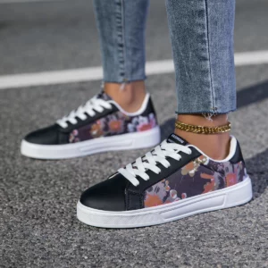 YRZL Womens Casual Sneakers Lightweight Skateboard Shoes for Men Soft Sole Comfortable Walking Shoes Unisex Fashion Sneakers - Image 3