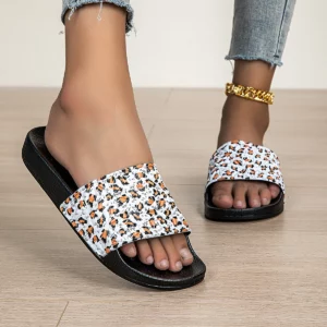Women's Fashionable Cartoon Print Non-Slip Slip-On Slippers for Home Wear - Image 4