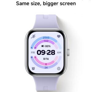 Redmi Watch 5 Silver Gray | Ultra large display | Long battery life | Bluetooth® calling | Advanced health and workout tracking - Image 3
