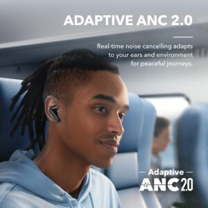 soundcore by Anker Liberty 4 NC Adaptive Noise Cancelling Earbuds, 98.5% Noise Reduction to Ears and Environment, Hi-Res Sound, 50H Battery, Wireless Charging, Bluetooth 5.3 - Image 3