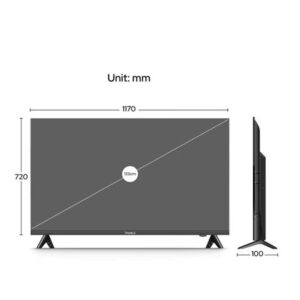 Impex 50 Inch Full HD QLED Smart TV – 8GB/1GB, Quad-Core, Frameless, TV Casting, 2 HDMI, 2 USB, RJ45, 176° Viewing Angle, Smart Energy Saving, A+ Zero Bright Dot, Television With 2Y Warranty - Gloria50Q Black Gloria50Q Black - Image 2