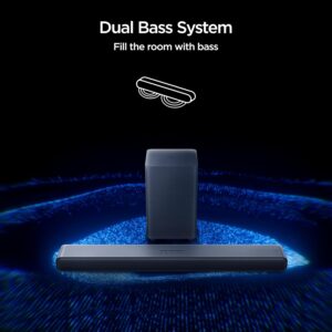 TCL S55H 2.1 Channel Dolby Atmos Soundbar with Deep Super Bass Wireless Subwoofer, DTS Virtual:X, AI Sonic-Adaptation, Tutti Choral - Image 5