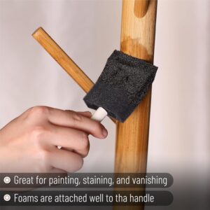 Bates- Paint Roller Kit, 19 pcs, Roller Set with Microfiber Sleeves & Frame, Tray, Angled Brush & Foam Brush, Paint Scrapers and More for Walls, Cabinets, Interior, Exterior, House Painting Supplies - Image 6