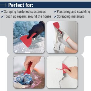 Bates- Paint Roller Kit, 19 pcs, Roller Set with Microfiber Sleeves & Frame, Tray, Angled Brush & Foam Brush, Paint Scrapers and More for Walls, Cabinets, Interior, Exterior, House Painting Supplies - Image 9
