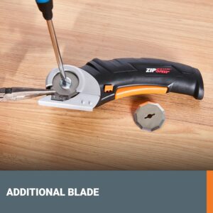 WORX ZipSnip Cordless Electric Scissors, 4V Rechargeable Power Cutter for Cardboard, Fabric, Plastic & Leather, Lightweight One-Handed Use for DIY, Home & Crafts, WX082L.2 - Image 6