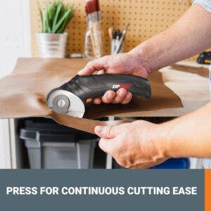 WORX ZipSnip Cordless Electric Scissors, 4V Rechargeable Power Cutter for Cardboard, Fabric, Plastic & Leather, Lightweight One-Handed Use for DIY, Home & Crafts, WX082L.2 - Image 7