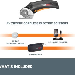 WORX ZipSnip Cordless Electric Scissors, 4V Rechargeable Power Cutter for Cardboard, Fabric, Plastic & Leather, Lightweight One-Handed Use for DIY, Home & Crafts, WX082L.2 - Image 8