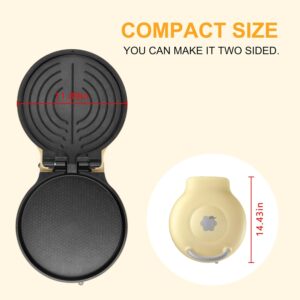 Bear 11.8'' 1500W Electric Smokeless Indoor Grill with Adjustable Temp, Quesadilla Maker Nonstick Pan for Breakfast, Lunch, Dinner - Image 3