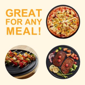 Bear 11.8'' 1500W Electric Smokeless Indoor Grill with Adjustable Temp, Quesadilla Maker Nonstick Pan for Breakfast, Lunch, Dinner - Image 6
