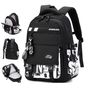 Camouflage graffiti men's travel backpack large capacity backpack for outdoor travel Waterproof school bag for school students - Image 5