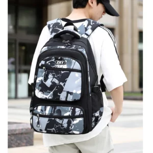 2026 Graffiti Printed Student Backpack for Teenage Boys and Girls High quality nylon waterproof school bags Orthopedic schoolbag - Image 5