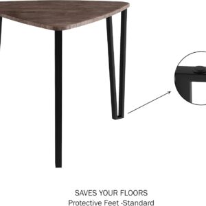 Lavish Home Nesting Tables - Set of 3 Modern Woodgrain-Look Coffee Tables for Living Room - Contemporary Accent Decor Home Furniture (Brown) - Image 5