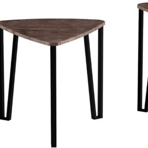Lavish Home Nesting Tables - Set of 3 Modern Woodgrain-Look Coffee Tables for Living Room - Contemporary Accent Decor Home Furniture (Brown) - Image 8