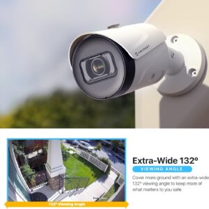 Amcrest 5MP Outdoor POE Camera 2592 x 1944p Bullet IP Security Camera, IP67, 132° Viewing Angle, Human & Vehicle Detection, Tripwire & Intrusion, 5-Megapixel, IP5M-B1186EW-AI-V3 (White) - Image 5