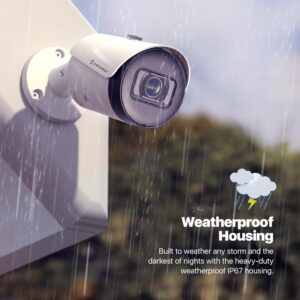 Amcrest 5MP Outdoor POE Camera 2592 x 1944p Bullet IP Security Camera, IP67, 132° Viewing Angle, Human & Vehicle Detection, Tripwire & Intrusion, 5-Megapixel, IP5M-B1186EW-AI-V3 (White) - Image 6