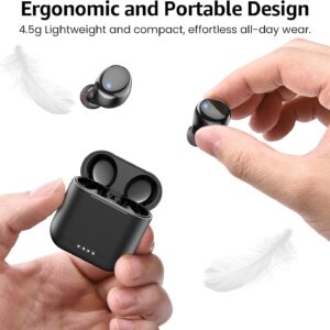 TOZO T6 Wireless Earbuds, Bluetooth Ear Buds, Stereo Sound in Ear Headphones, 50 Hours Playtime, AI Clear Call, Wireless Charging Case, APP Customizable EQs, IPX8 Waterproof Earphones - Image 7