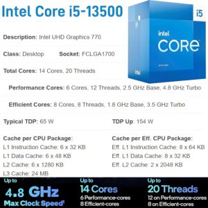 HP Pro Tower 290 G9 Business Desktop Computer, Intel 14-Core i5-13500, 16GB DDR4 RAM, 1TB PCIe SSD, Wi-Fi 6, Bluetooth 5.3, Dual Monitor Support, Windows 11 Pro - Image 6